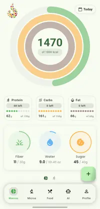Detailed food analysis screen for Taco Bell Crunchy Taco showing calories, macros, serving size, and health score.