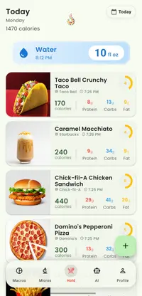 Progress forecast showing a projected weight loss of 2 lbs over the next 4 weeks based on current calorie intake.